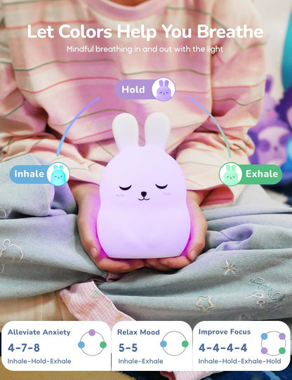 Breathing Pal 'Kyle'- Mindfulness Breathing Light, Guided Visual Meditation Breathing Light, Anxiety Relief Items for Calm Down Corner/Meditation/Sleep for Adult&Kid