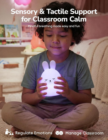 Breathing Pal 'Kyle'- Mindfulness Breathing Light, Guided Visual Meditation Breathing Light, Anxiety Relief Items for Calm Down Corner/Meditation/Sleep for Adult&Kid