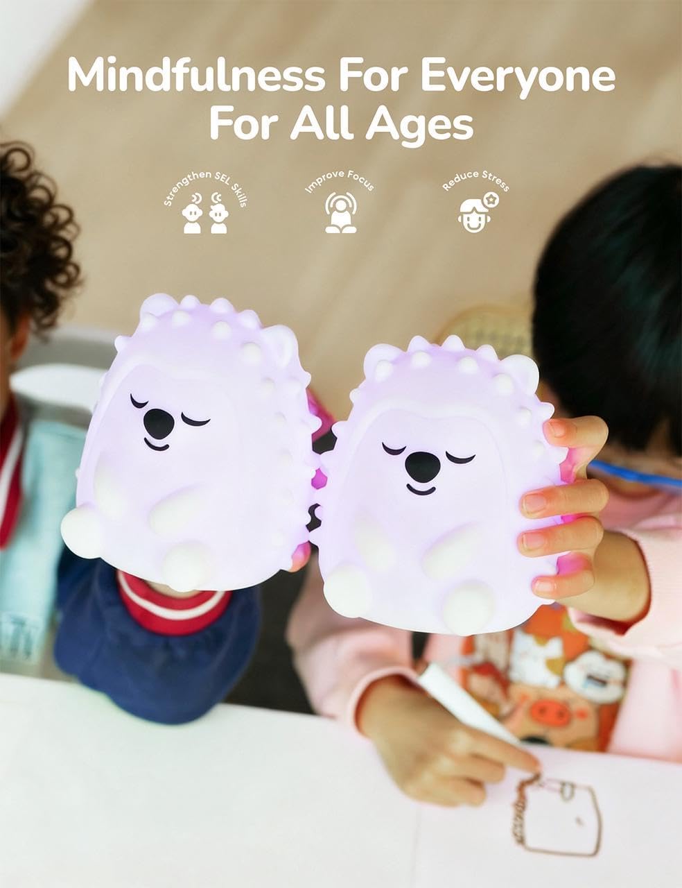 Breathing Pal 'Kyle'- Mindfulness Breathing Light, Guided Visual Meditation Breathing Light, Anxiety Relief Items for Calm Down Corner/Meditation/Sleep for Adult&Kid