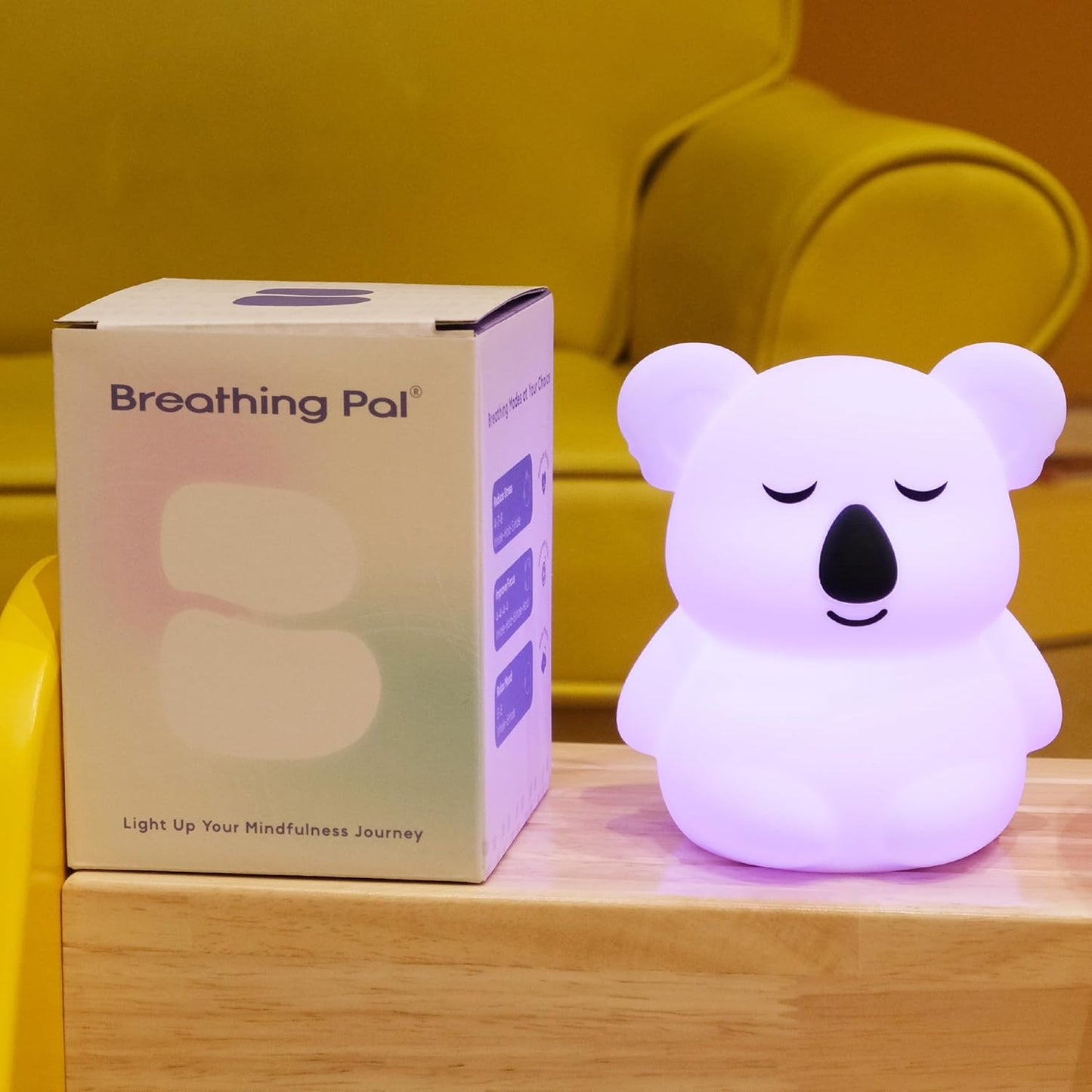 Breathing Pal 'Kyle'- Mindfulness Breathing Light, Guided Visual Meditation Breathing Light, Anxiety Relief Items for Calm Down Corner/Meditation/Sleep for Adult&Kid