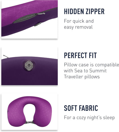 Aeros Pillow Case, Traveller, Navy Blue