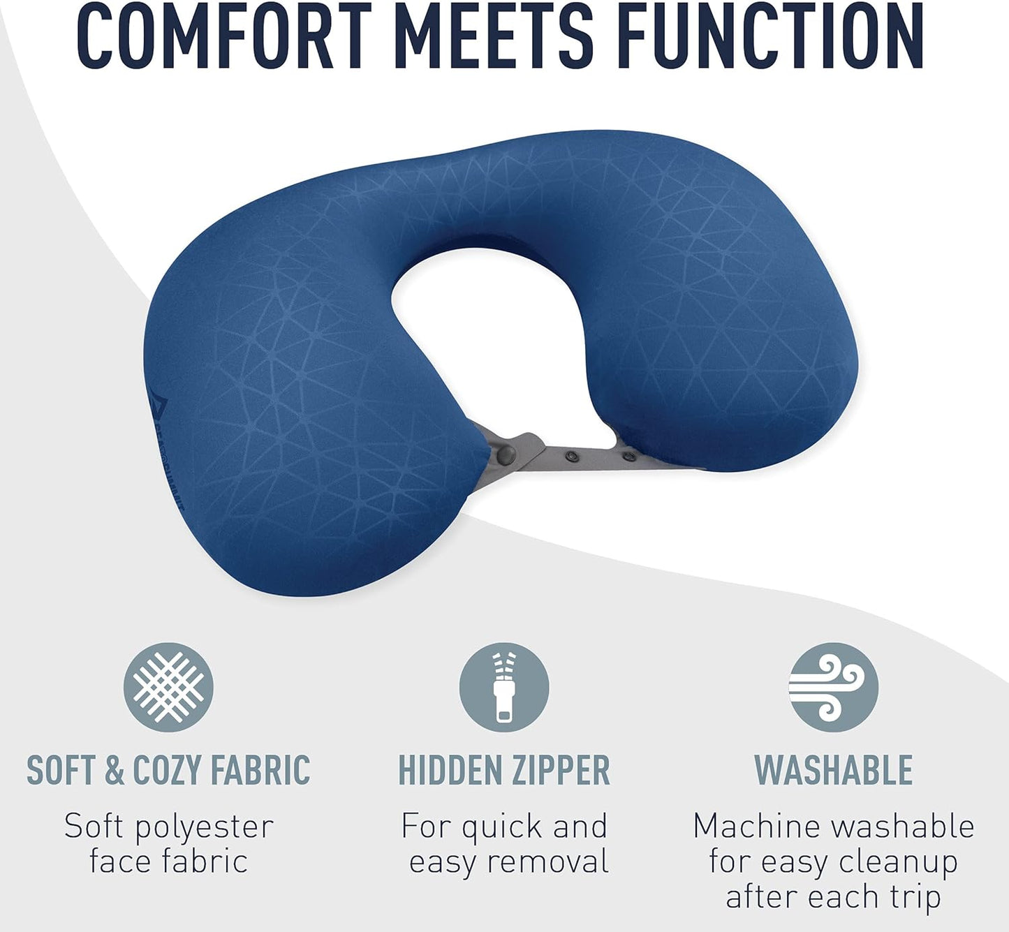 Aeros Pillow Case, Traveller, Navy Blue