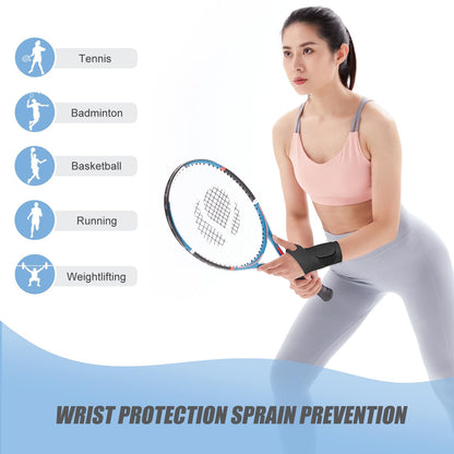 2 Pcs Ultra-Thin Wrist Brace Support for Carpal Tunnel, Pain Relief, Arthritis, Tendonitis, Elastic Wrist Wraps Right and Left Hands - Compression and Support for Fitness Enthusiasts (Skin Tone)