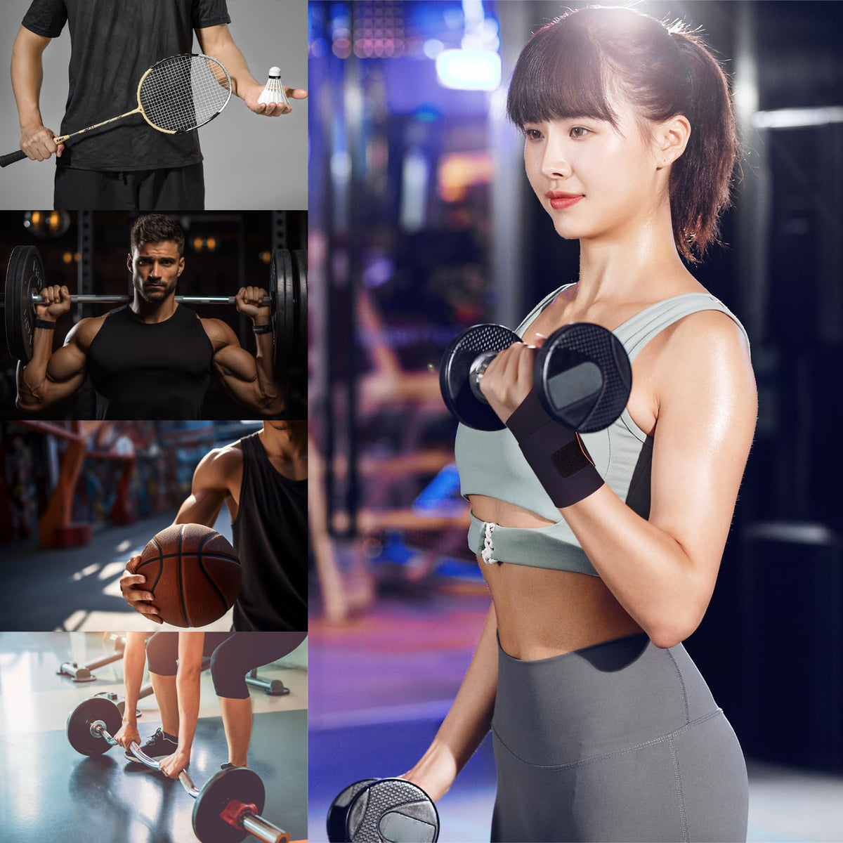 2 Pcs Ultra-Thin Wrist Brace Support for Carpal Tunnel, Pain Relief, Arthritis, Tendonitis, Elastic Wrist Wraps Right and Left Hands - Compression and Support for Fitness Enthusiasts (Skin Tone)