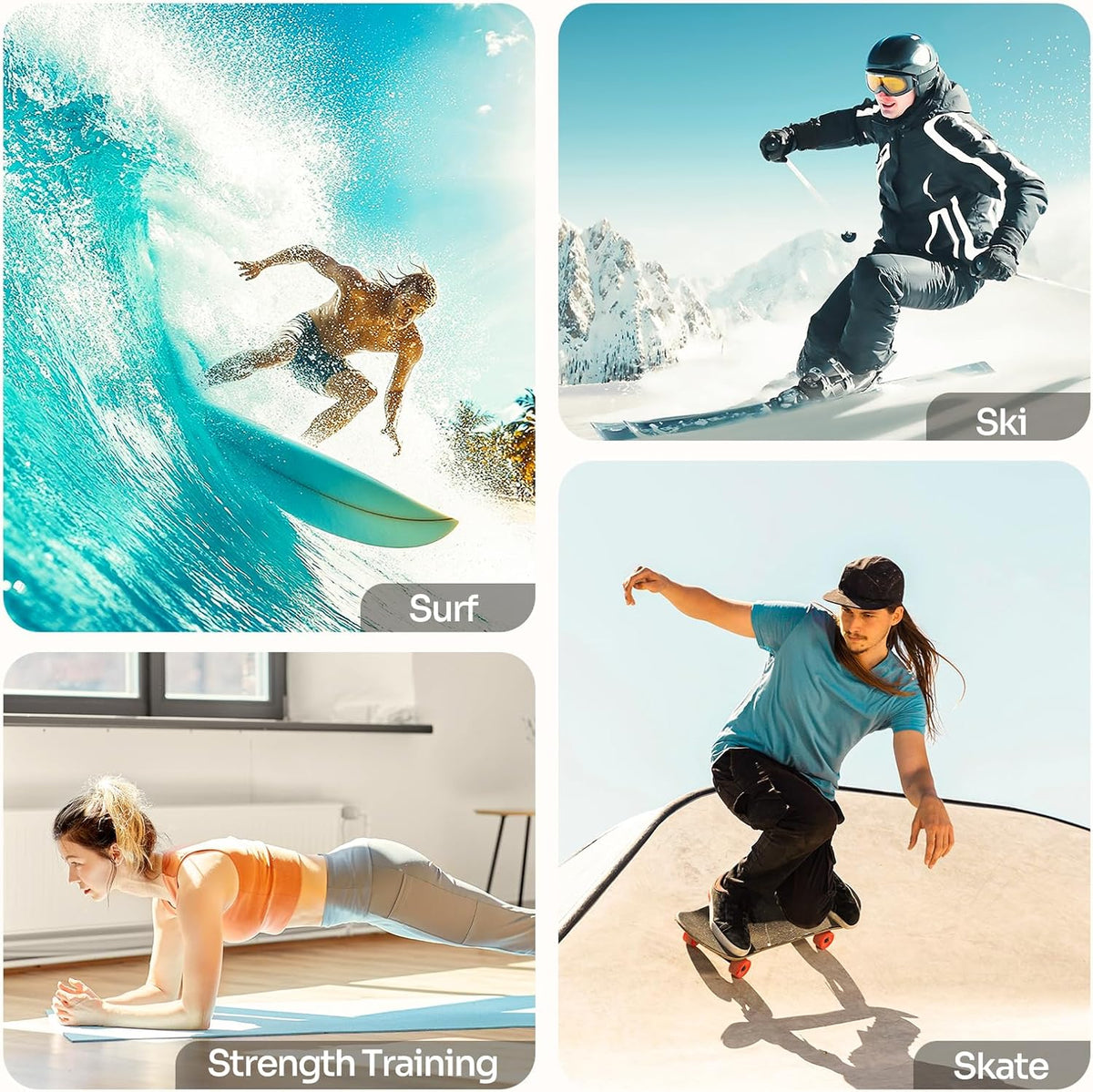Balance Board - 7 Modes Wobble Board with Adjustable Stoppers - Exercise Balancing Stability Trainer for Improve Balance, Surf Trainer & Physical Therapy - Roller and 2.8'' Ball Included