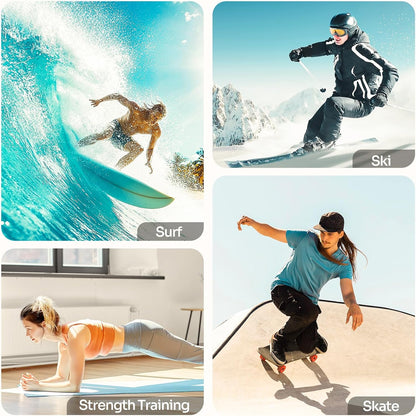 Balance Board - 7 Modes Wobble Board with Adjustable Stoppers - Exercise Balancing Stability Trainer for Improve Balance, Surf Trainer & Physical Therapy - Roller and 2.8'' Ball Included