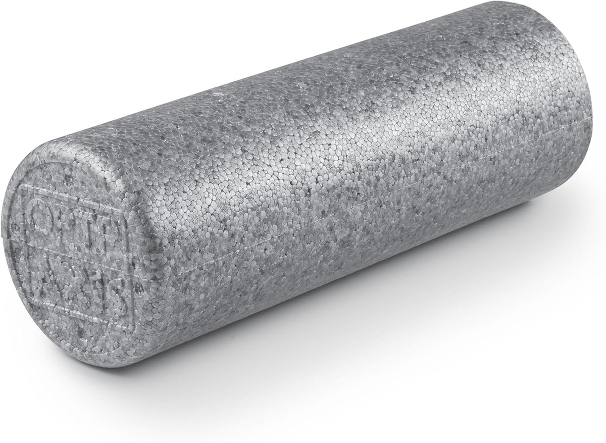 Silver AXIS Foam Roller - Moderate Density, Eco-Friendly, Durable Foam Roller for Physical Therapy and Exercise, Deep Tissue Muscle Relief, and Workout Recovery (36-Inch Round)