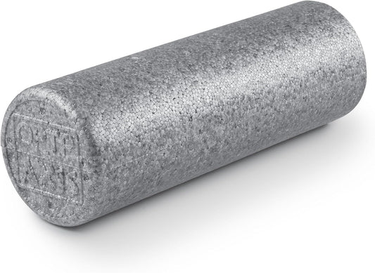 Silver AXIS Foam Roller - Moderate Density, Eco-Friendly, Durable Foam Roller for Physical Therapy and Exercise, Deep Tissue Muscle Relief, and Workout Recovery (36-Inch Round)