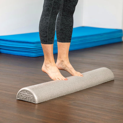 Silver AXIS Foam Roller - Moderate Density, Eco-Friendly, Durable Foam Roller for Physical Therapy and Exercise, Deep Tissue Muscle Relief, and Workout Recovery (36-Inch Round)