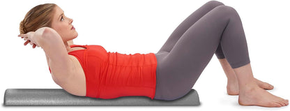 Silver AXIS Foam Roller - Moderate Density, Eco-Friendly, Durable Foam Roller for Physical Therapy and Exercise, Deep Tissue Muscle Relief, and Workout Recovery (36-Inch Round)