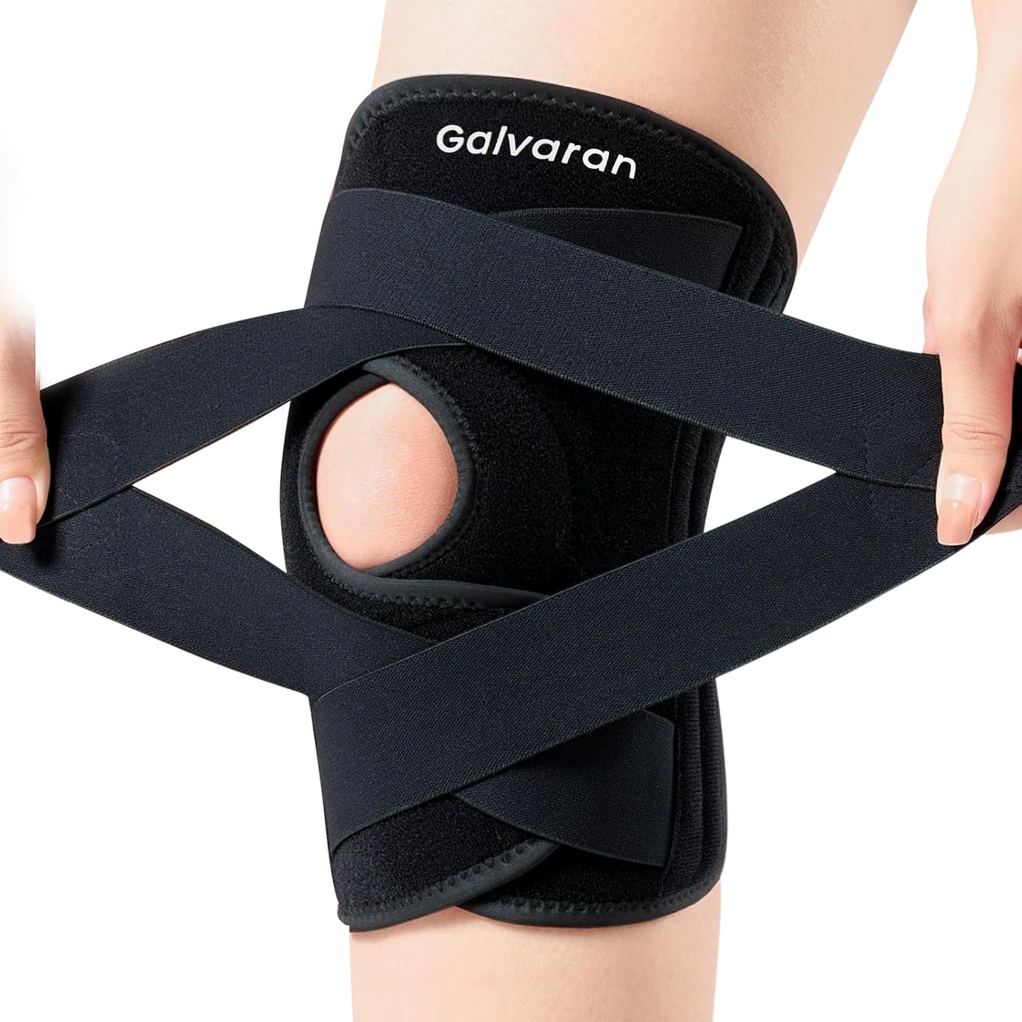 Knee Brace for Men & Women - ACL, MCL, Meniscus Tear Support & Arthritis Pain Relief - Stabilizing Knee Braces Support with Side Stabilizers & Patella Gel Pad