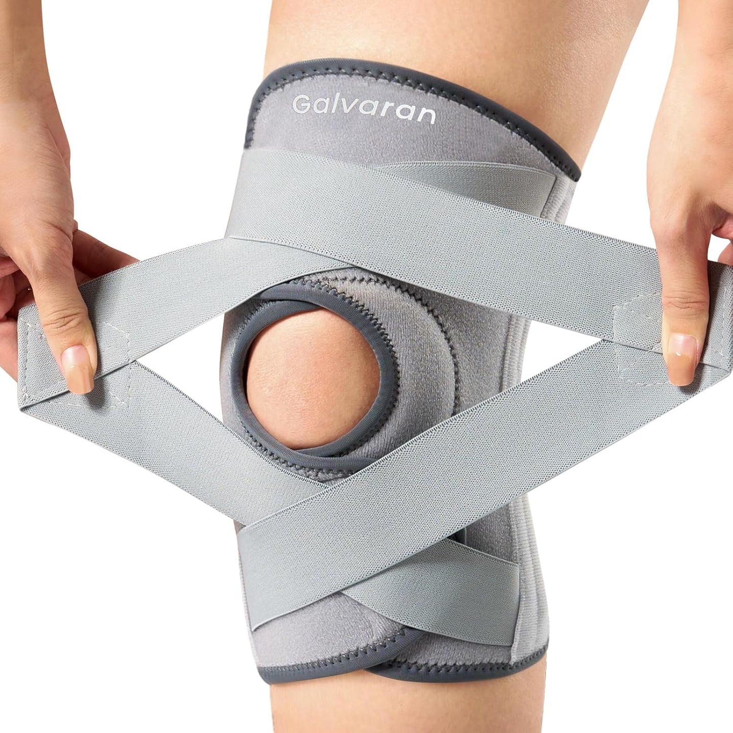Knee Brace for Men & Women - ACL, MCL, Meniscus Tear Support & Arthritis Pain Relief - Stabilizing Knee Braces Support with Side Stabilizers & Patella Gel Pad