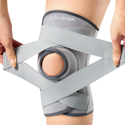 Knee Brace for Men & Women - ACL, MCL, Meniscus Tear Support & Arthritis Pain Relief - Stabilizing Knee Braces Support with Side Stabilizers & Patella Gel Pad