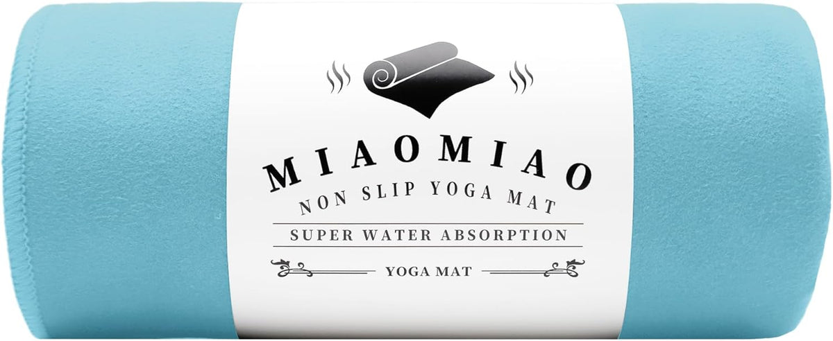 Non-Slip Hot Yoga Towel Set,Super Absorbent Microfiber in, 24.5" x 72" - Anti-Slip, Injury Free Design for Pilates, Yoga Mats, Exercise, and Fitness Gear