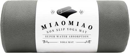 Non-Slip Hot Yoga Towel Set,Super Absorbent Microfiber in, 24.5" x 72" - Anti-Slip, Injury Free Design for Pilates, Yoga Mats, Exercise, and Fitness Gear