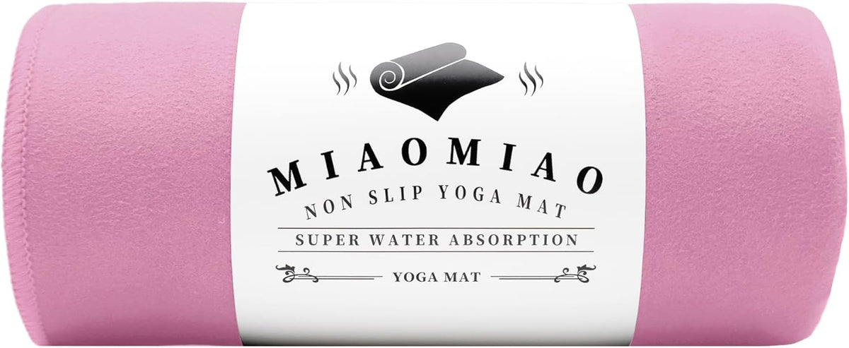 Non-Slip Hot Yoga Towel Set,Super Absorbent Microfiber in, 24.5" x 72" - Anti-Slip, Injury Free Design for Pilates, Yoga Mats, Exercise, and Fitness Gear