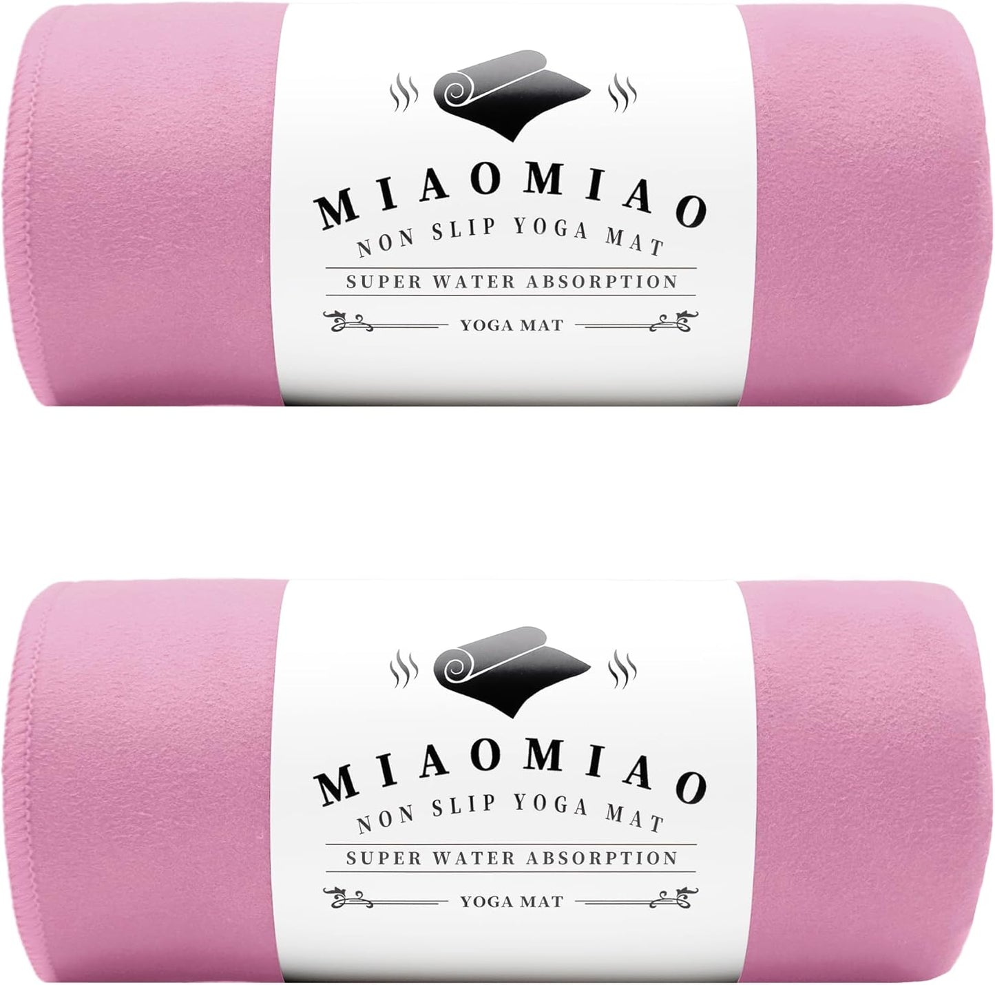 Non-Slip Hot Yoga Towel Set,Super Absorbent Microfiber in, 24.5" x 72" - Anti-Slip, Injury Free Design for Pilates, Yoga Mats, Exercise, and Fitness Gear