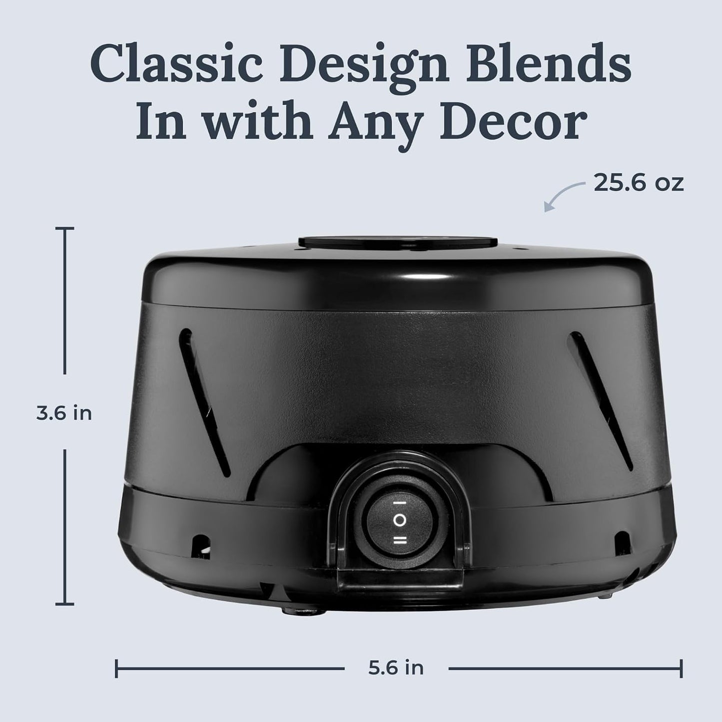 Dohm Classic (White) The Original White Noise Sound Machine, Soothing Natural Sounds from a Real Fan, Sleep Therapy for Adults & Baby, Noise Cancelling for Office Privacy & Meditation