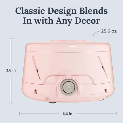 Dohm Classic (White) The Original White Noise Sound Machine, Soothing Natural Sounds from a Real Fan, Sleep Therapy for Adults & Baby, Noise Cancelling for Office Privacy & Meditation