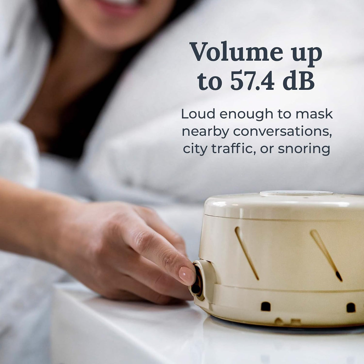 Dohm Classic (White) The Original White Noise Sound Machine, Soothing Natural Sounds from a Real Fan, Sleep Therapy for Adults & Baby, Noise Cancelling for Office Privacy & Meditation