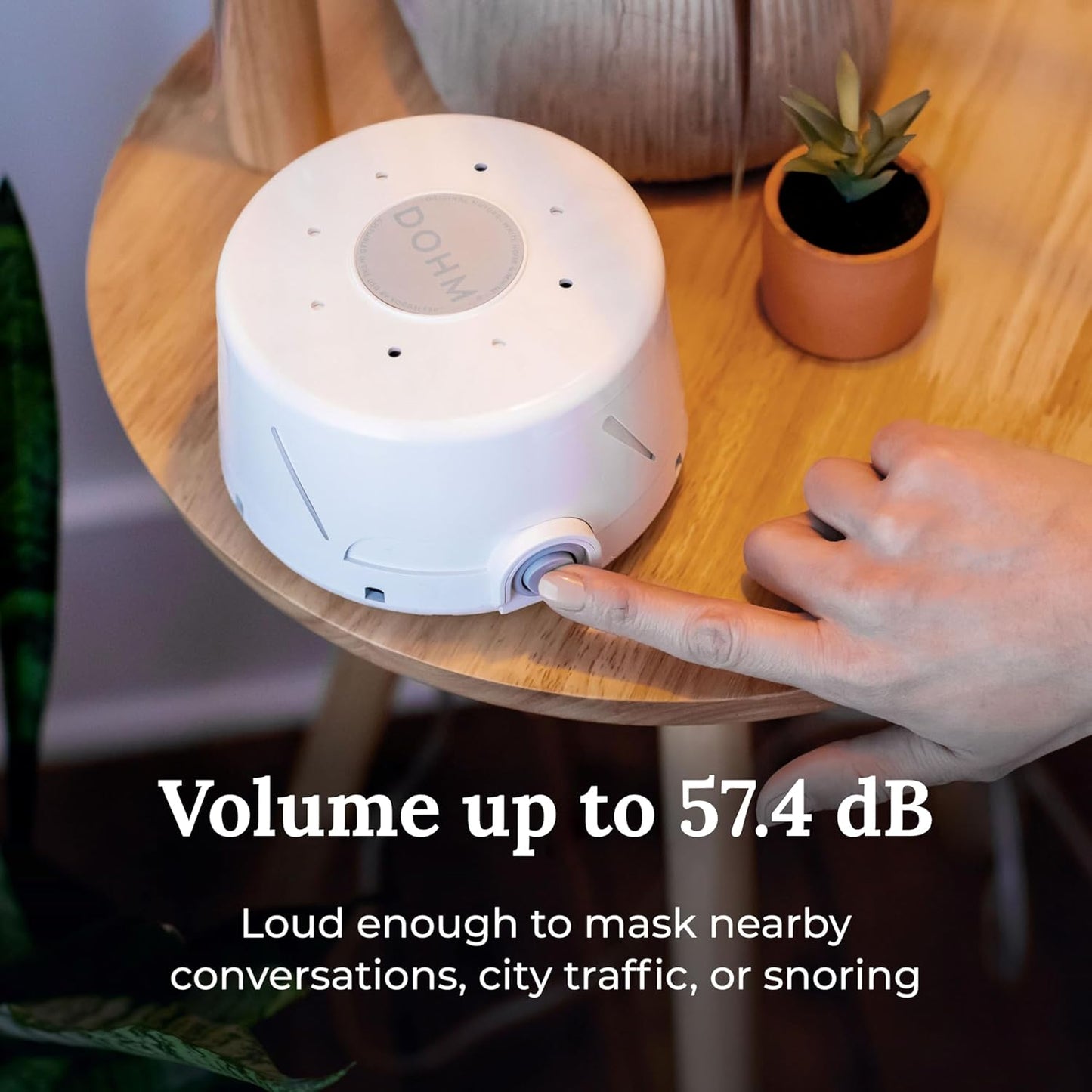 Dohm Classic (White) The Original White Noise Sound Machine, Soothing Natural Sounds from a Real Fan, Sleep Therapy for Adults & Baby, Noise Cancelling for Office Privacy & Meditation