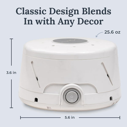 Dohm Classic (White) The Original White Noise Sound Machine, Soothing Natural Sounds from a Real Fan, Sleep Therapy for Adults & Baby, Noise Cancelling for Office Privacy & Meditation