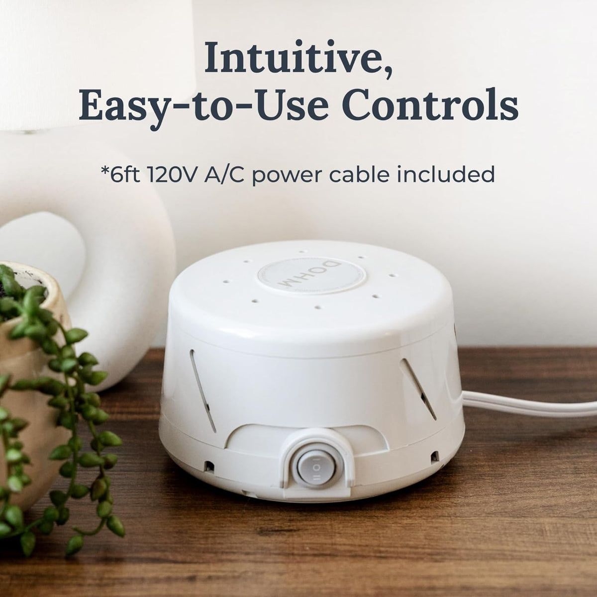 Dohm Classic (White) The Original White Noise Sound Machine, Soothing Natural Sounds from a Real Fan, Sleep Therapy for Adults & Baby, Noise Cancelling for Office Privacy & Meditation