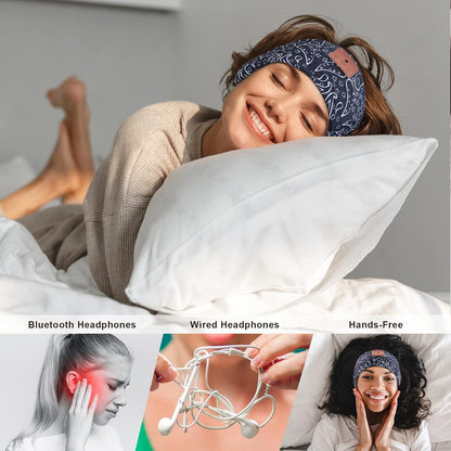 2-Pack Sleeping Headphones Bluetooth Headband, Bluetooth 5.4 Headband Headphones with Ultra-Thin Speakers, Headphones Headband for Side Sleepers, Running, Insomniac, Travel, Meditation（Black&Grey