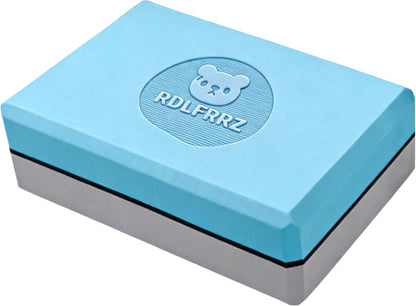 Premium Yoga Blocks - Non-Latex EVA Foam with Non-Slip Grip & Beveled Edges - Multiple Colors Available - Ideal for Yoga, Pilates, Meditation - Boost Stability, Balance and Deep Stretching