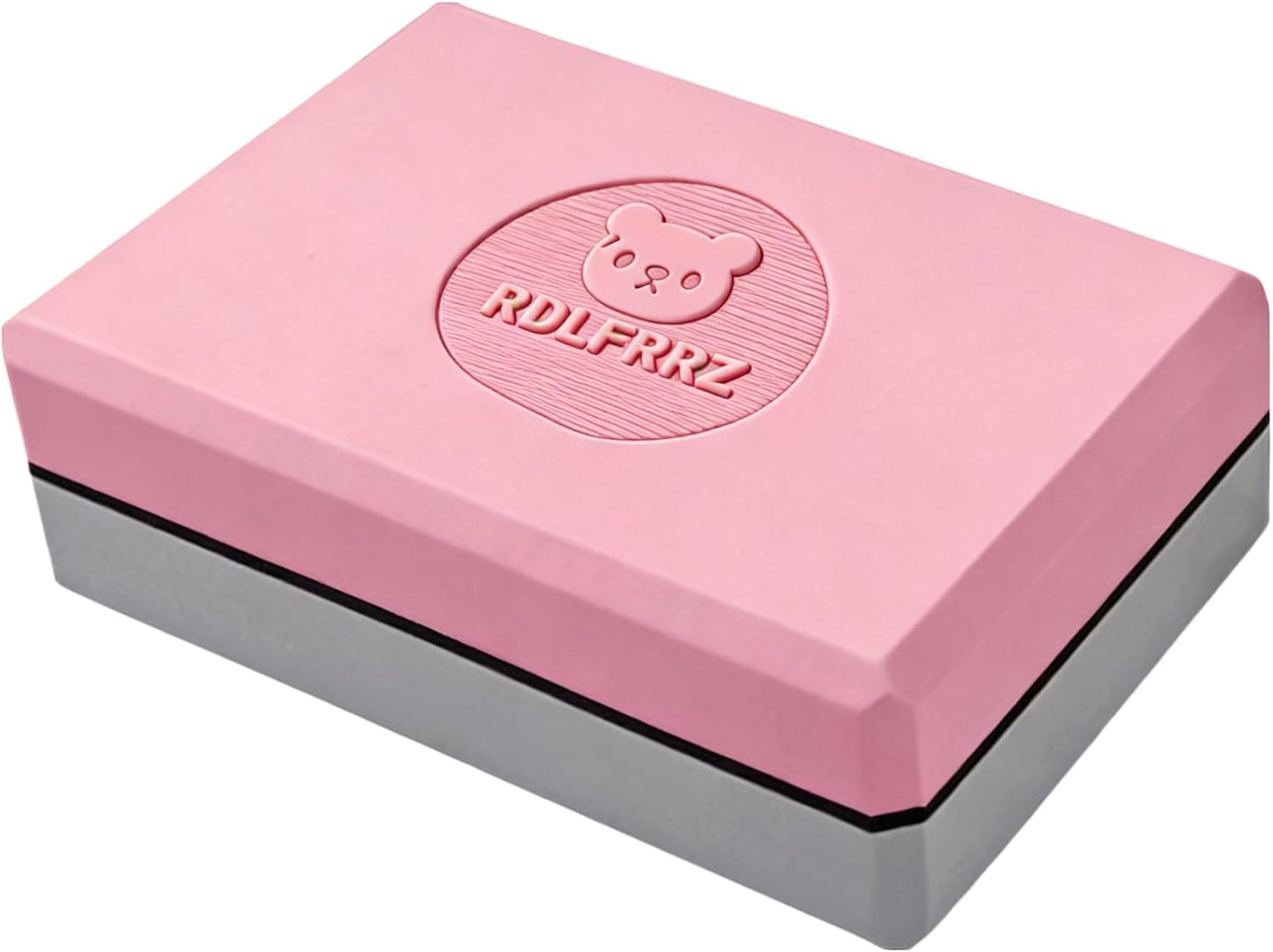 Premium Yoga Blocks - Non-Latex EVA Foam with Non-Slip Grip & Beveled Edges - Multiple Colors Available - Ideal for Yoga, Pilates, Meditation - Boost Stability, Balance and Deep Stretching