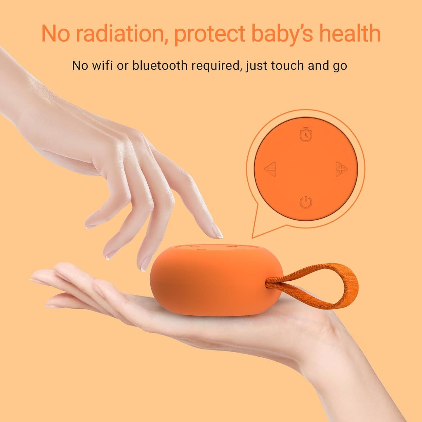 Portable Baby Sound Machine & Essentials for Babies & Kids-Putty