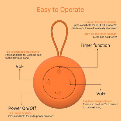 Portable Baby Sound Machine & Essentials for Babies & Kids-Putty