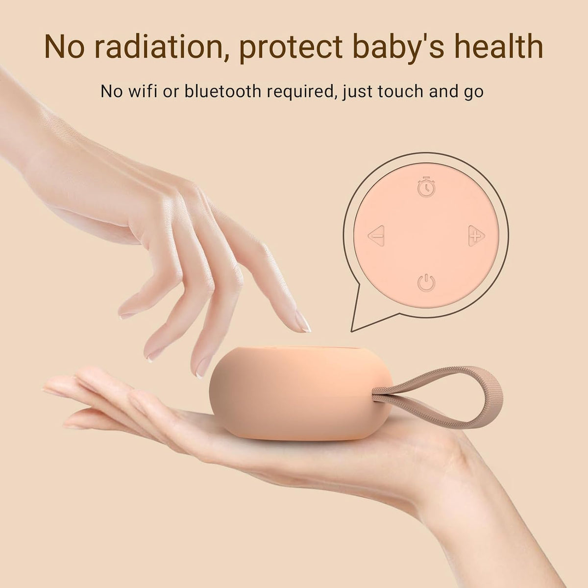 Portable Baby Sound Machine & Essentials for Babies & Kids-Putty