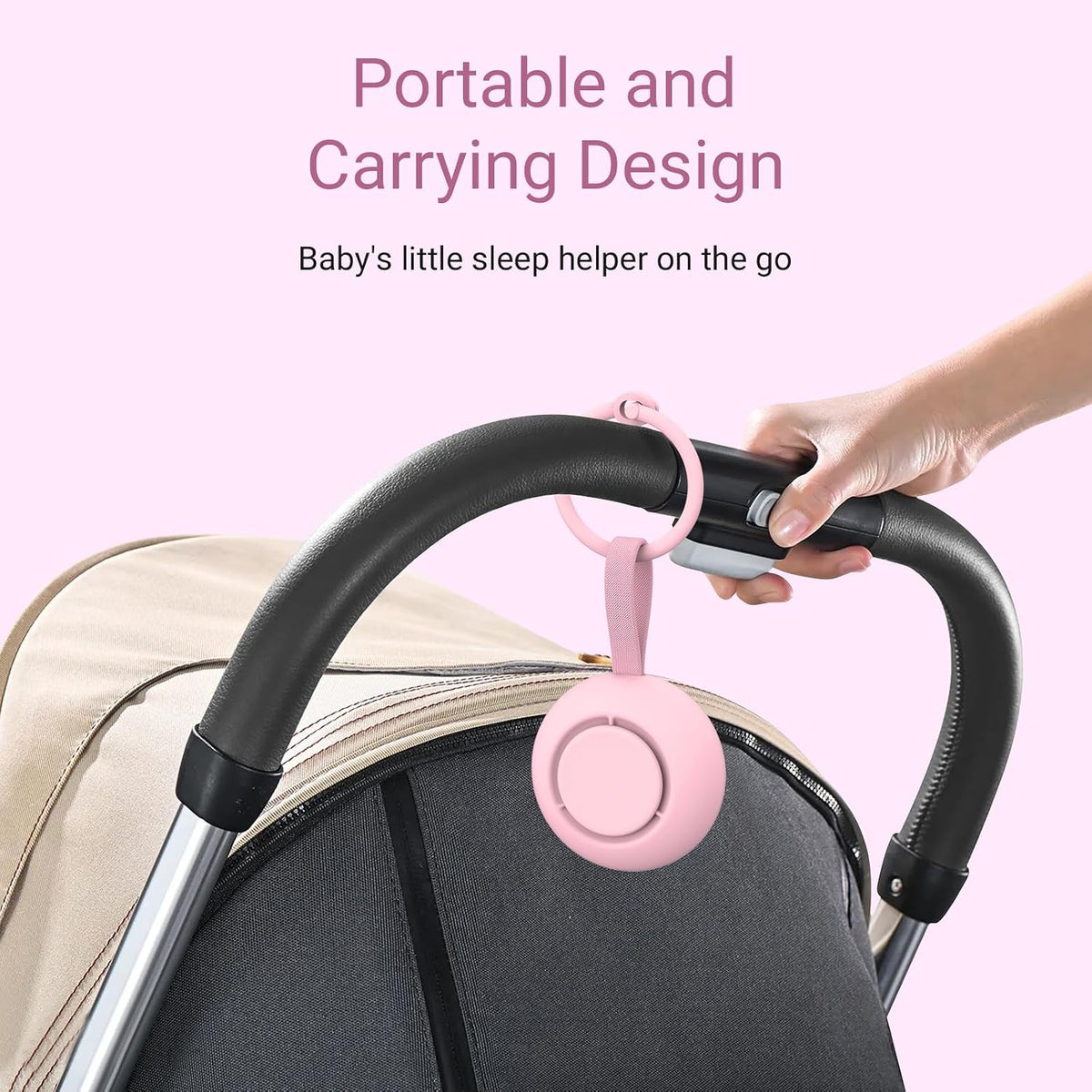 Portable Baby Sound Machine & Essentials for Babies & Kids-Putty