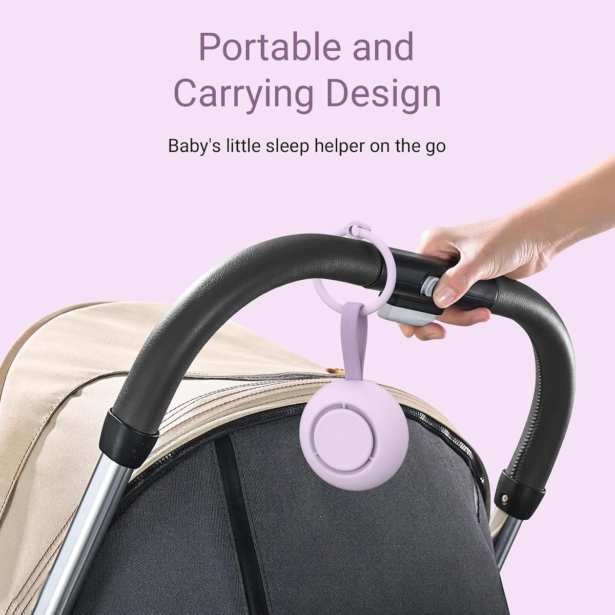 Portable Baby Sound Machine & Essentials for Babies & Kids-Putty