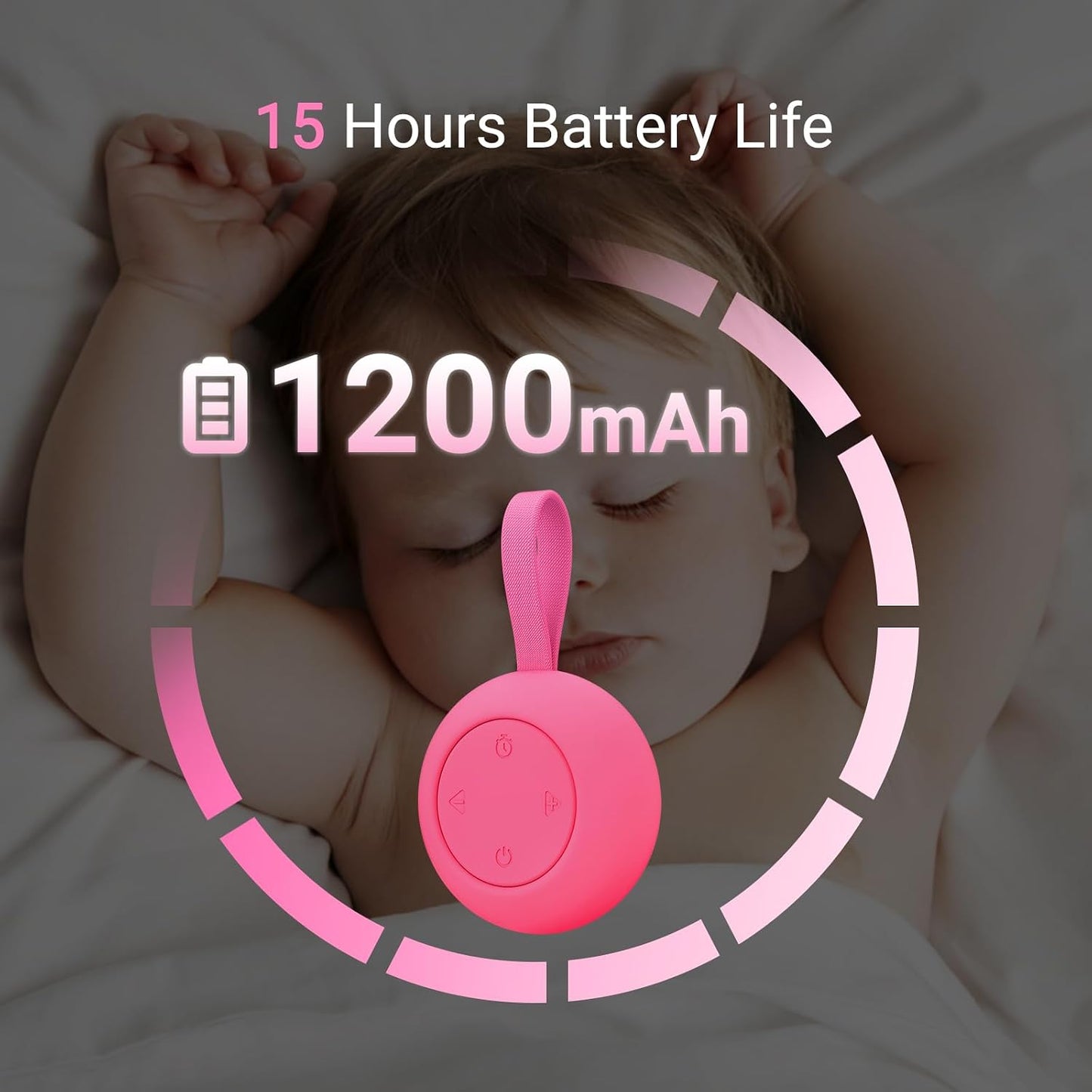 Portable Baby Sound Machine & Essentials for Babies & Kids-Putty