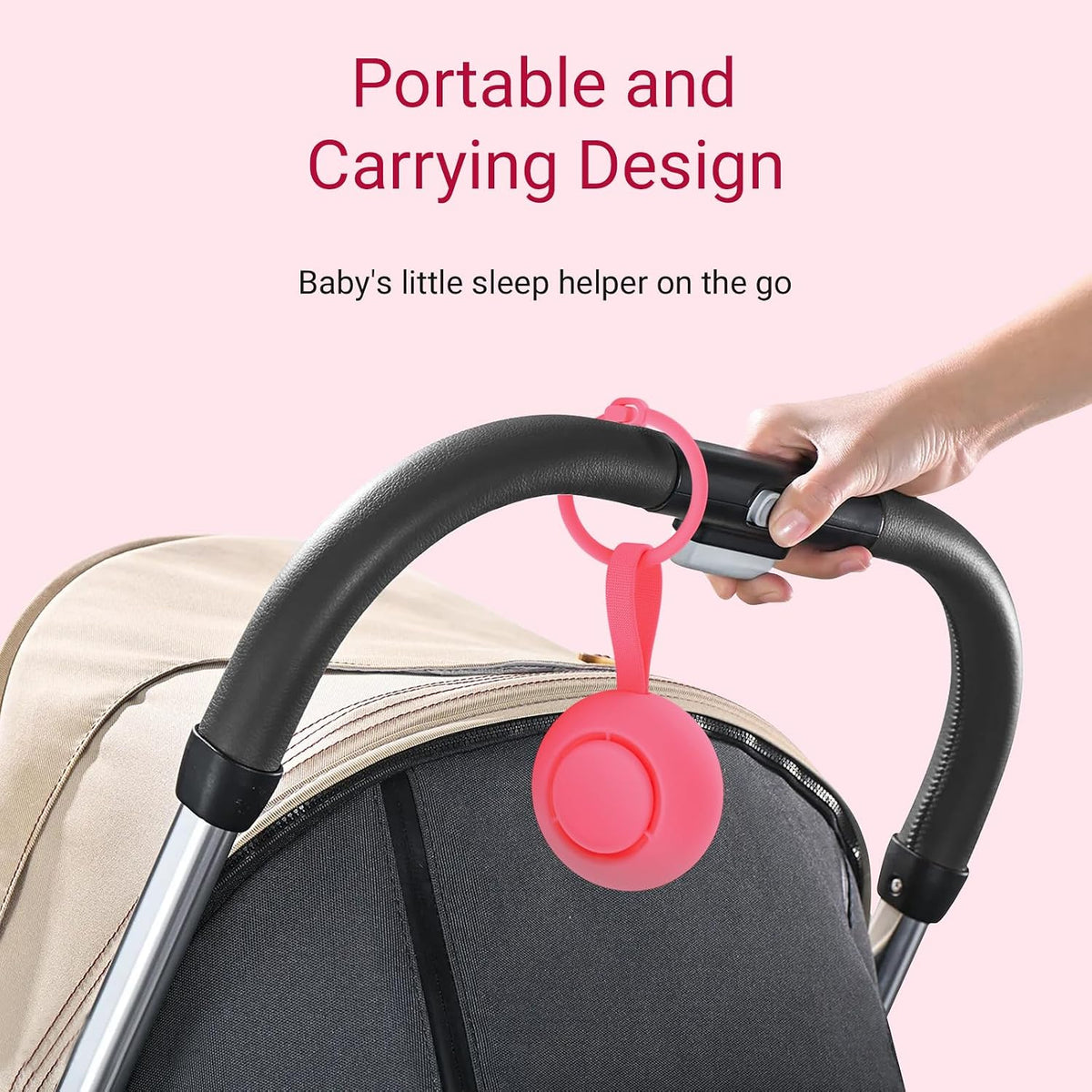 Portable Baby Sound Machine & Essentials for Babies & Kids-Putty