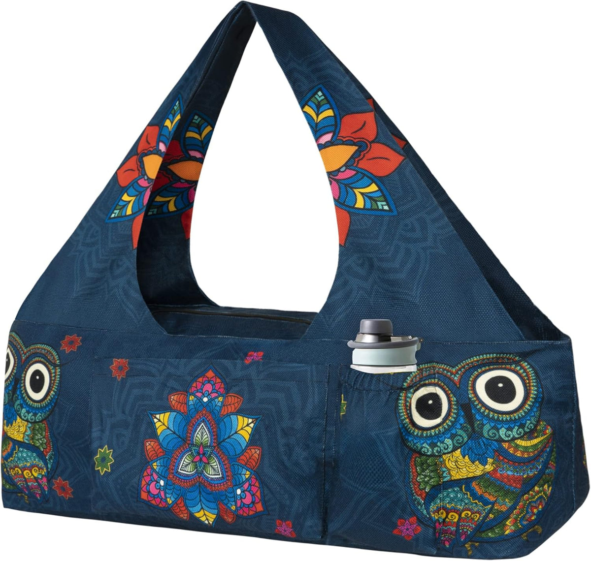 Yoga Mat Bag - Large Yoga Bag with Yoga Mat Strap, Zipper and Pockets - Yoga Bags and Carriers Fits All Your Stuff - Personalized Yoga Mat Bags for Women Fits Most Size Mats