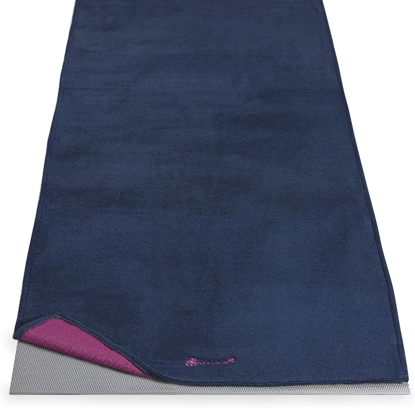 Grippy Non Slip Yoga Mat Towel - Fast Drying Towel - Ideal For Hot Yoga - Microfiber And Machine Washable - Grip Backing