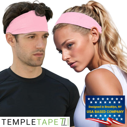 Sweat Band Workout Headbands for Women and Men - Sweatbands for Men - Moisture Wicking Sports Sweat Bands Headbands for Women, Running,Cycling,Yoga,Football Headband