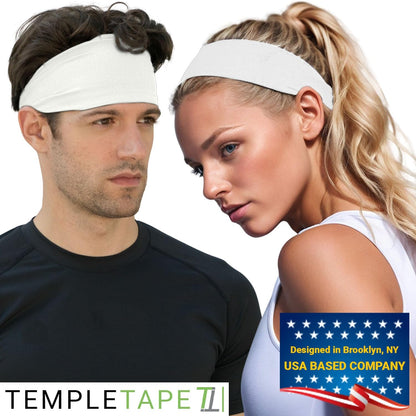 Sweat Band Workout Headbands for Women and Men - Sweatbands for Men - Moisture Wicking Sports Sweat Bands Headbands for Women, Running,Cycling,Yoga,Football Headband