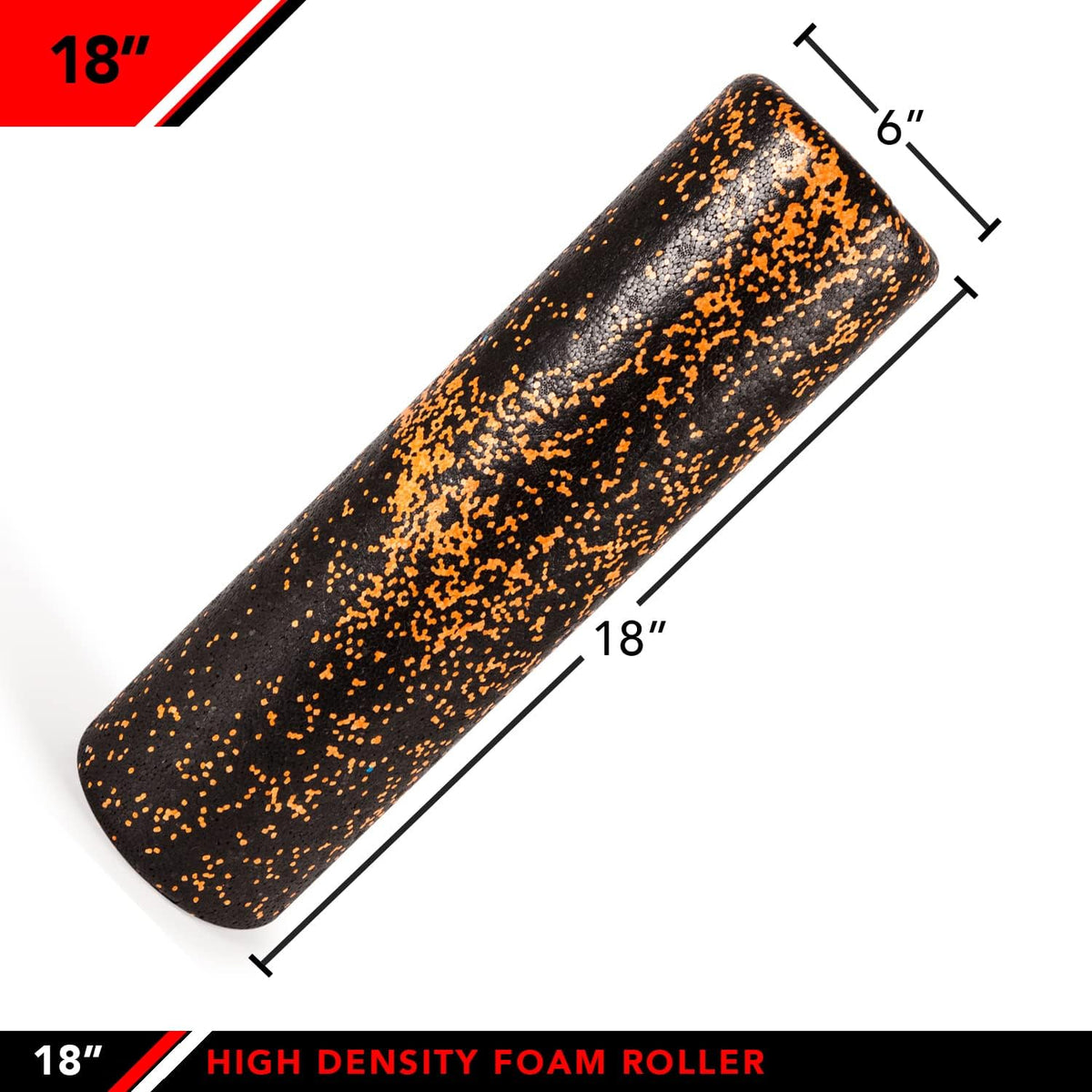 High Density Foam Roller – EPP Deep Tissue Massage Roller for Muscle Recovery, Myofascial Release & Stretching