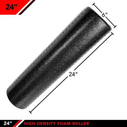 High Density Foam Roller – EPP Deep Tissue Massage Roller for Muscle Recovery, Myofascial Release & Stretching