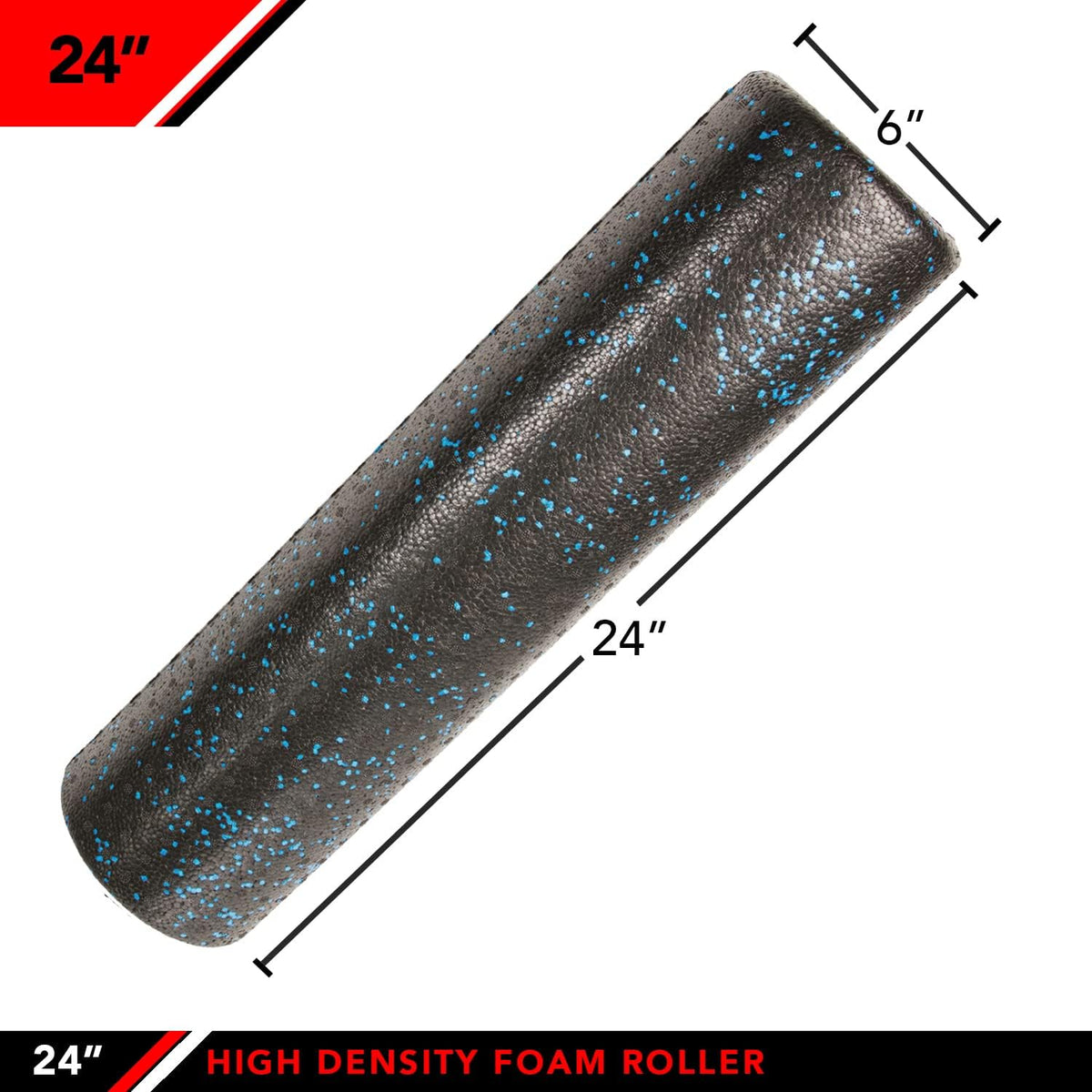 High Density Foam Roller – EPP Deep Tissue Massage Roller for Muscle Recovery, Myofascial Release & Stretching