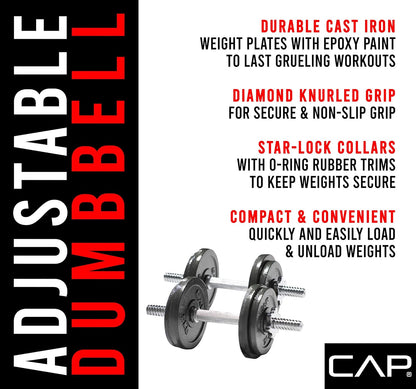 Barbell Adjustable Dumbbell Weight Set | Multiple Options
