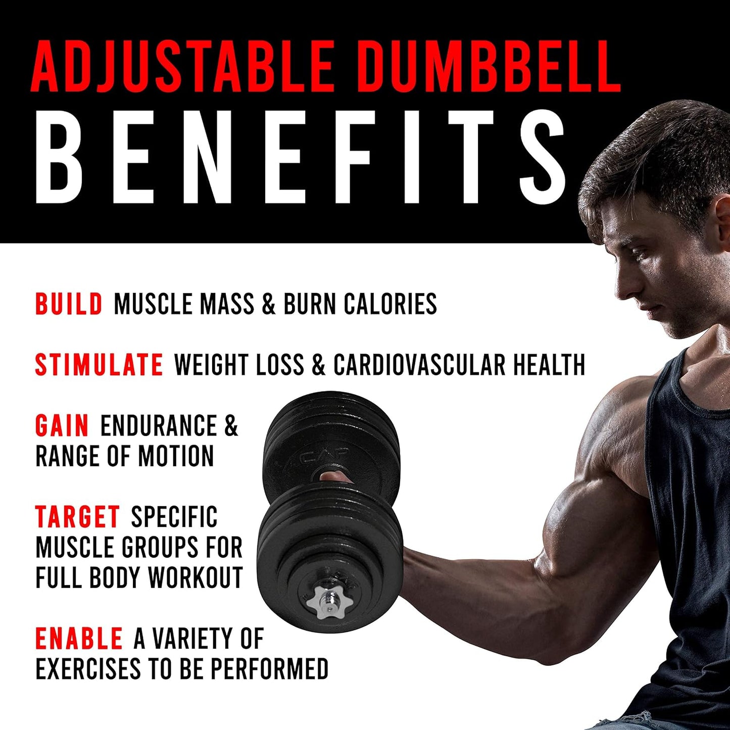 Barbell Adjustable Dumbbell Weight Set | Multiple Options