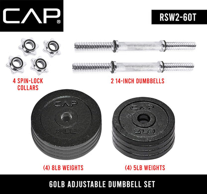 Barbell Adjustable Dumbbell Weight Set | Multiple Options