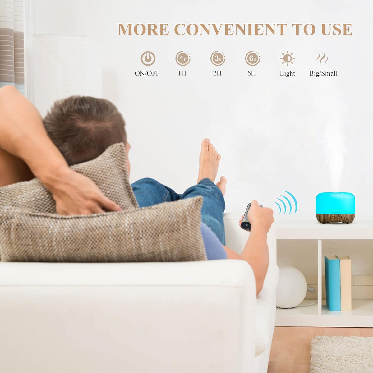 Essential Oil Diffuser for Room Aromatherapy Scent Diffuser