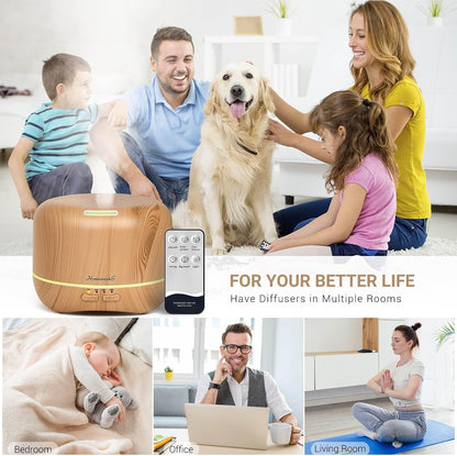 Essential Oil Diffuser for Room Aromatherapy Scent Diffuser