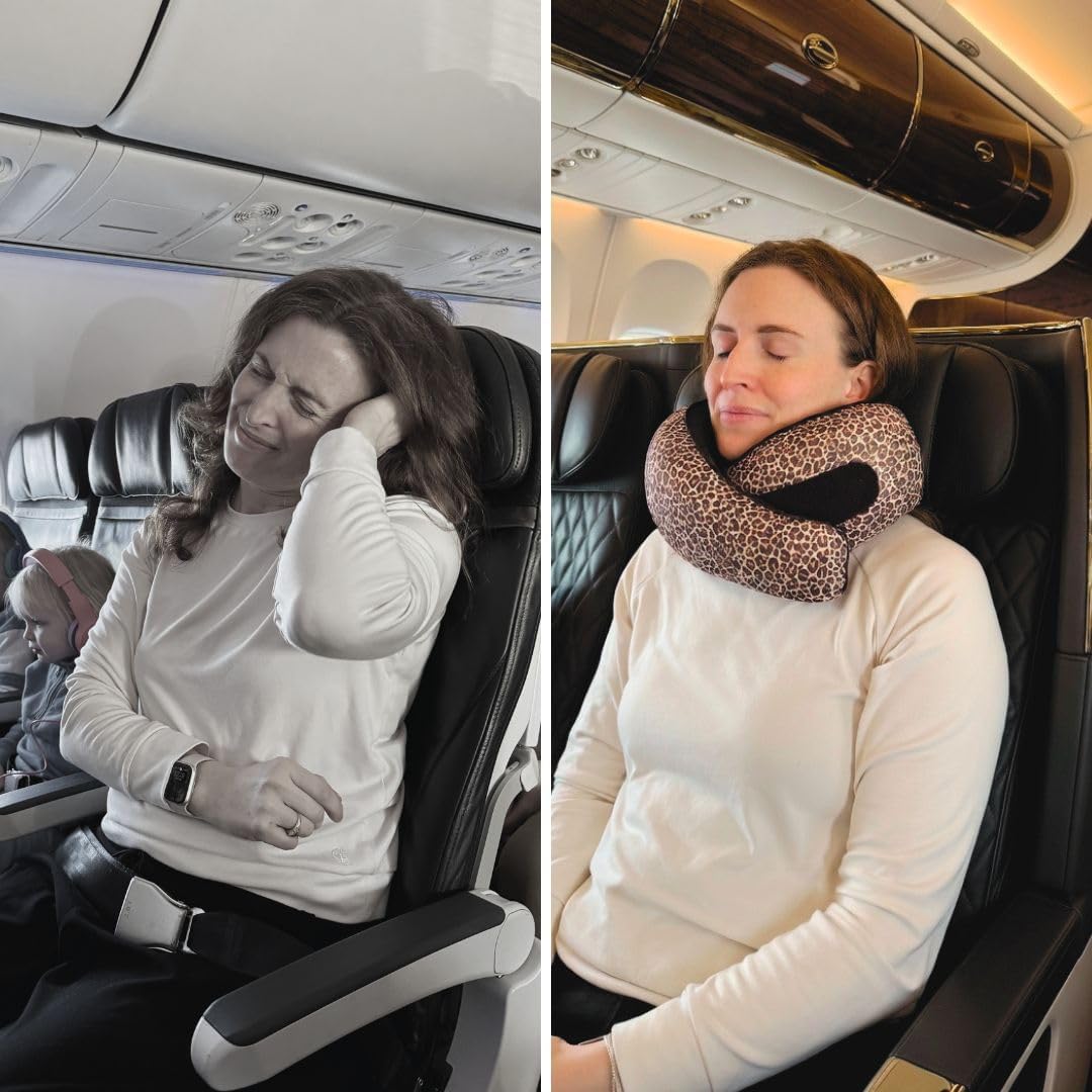 ® Neck Travel Pillow Memory Foam Neck Pillow, Gray